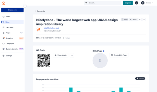 Bitly
			             ux ui design