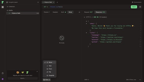 Httpie
				detail page page example