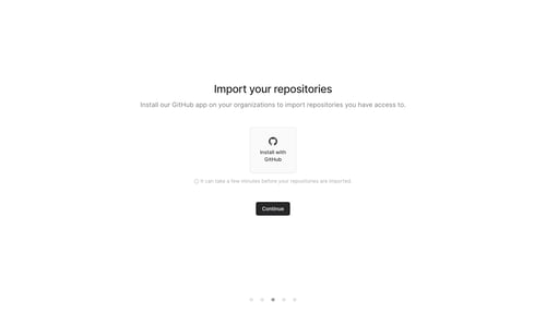 Volta
				onboarding page example