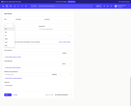 Capsule
			  ux ui design
