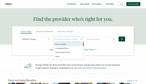 Alma
			 ux ui design