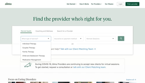 Alma
			 ux ui design