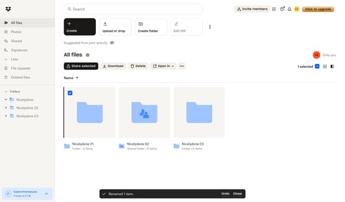Dropbox
			                   ux ui design