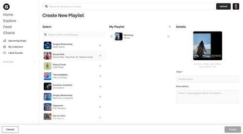 Sound.xyz
			    ux ui design