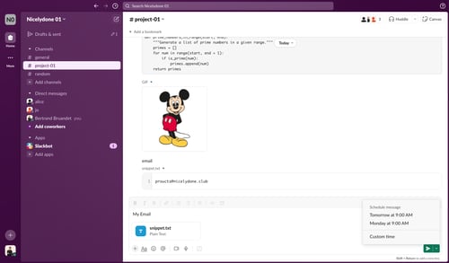 Slack
			                  ux ui design