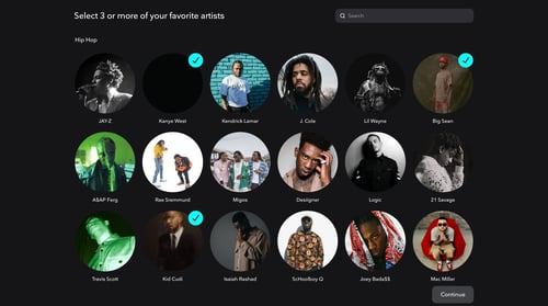 Tidal
			  ux ui design