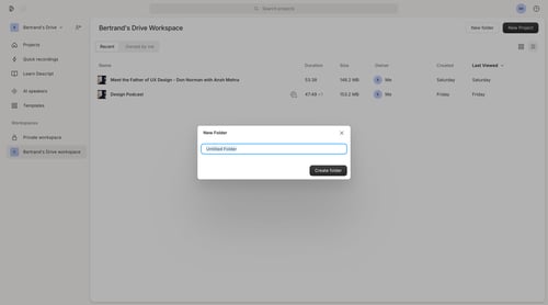 Descript
			            ux ui design