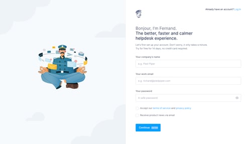 Fernand
				empty state page example