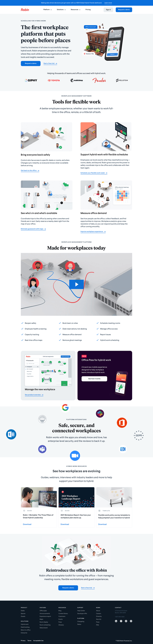 Robin
				 page example