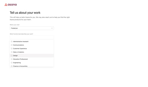 Asana
				form page example