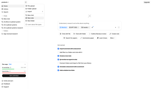 Anara screen example