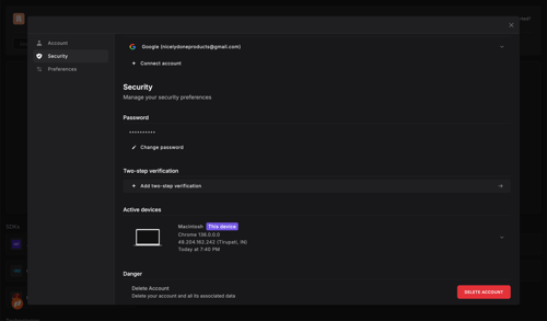 Dash0 screen example