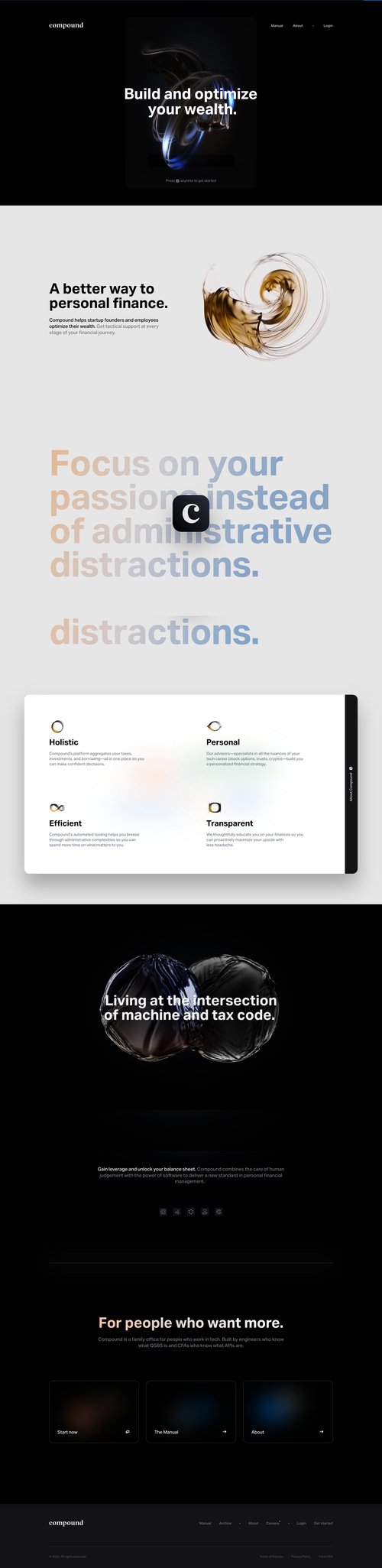 Compound discovering compound screen example
