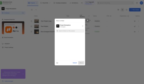 Creatopy screen example