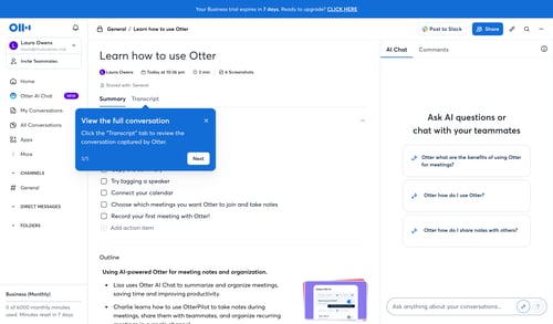 Otter
			              ux ui design