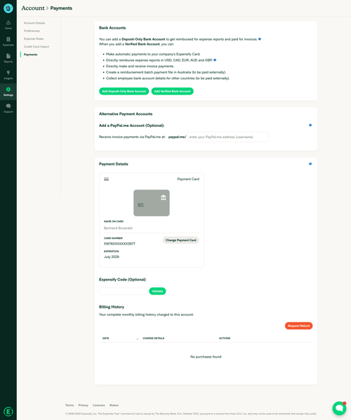 Expensify
			                ux ui design
