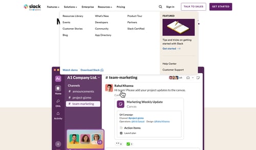 Slack
			      ux ui design