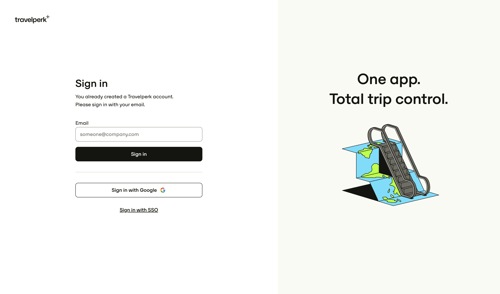 Travelperk screen example