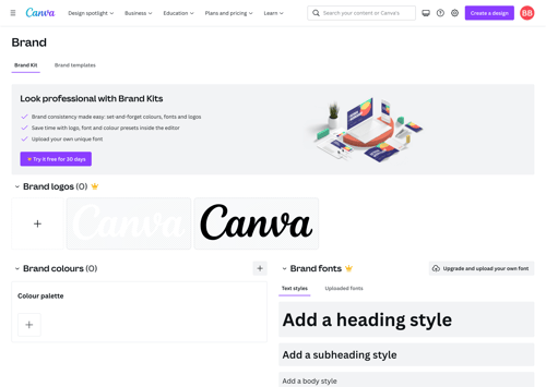 Canva
				collection page example