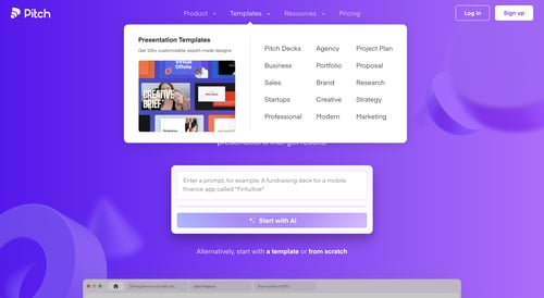 Pitch
			    ux ui design
