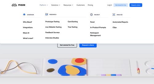 Maze
			     ux ui design