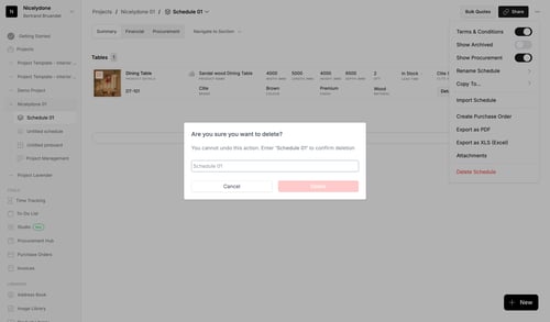 Programa
			data management project management delete confirmation screen cancel deletion bulk import bulk delete bulk archive menu user termination table order tracking ux ui design