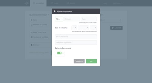 Captain Train
				search page example