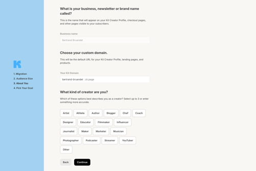 Kit
				about & company mission page example