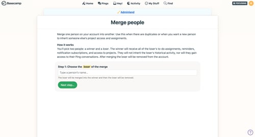Basecamp
			       ux ui design