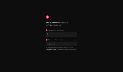 Supercut
				workspace settings page example