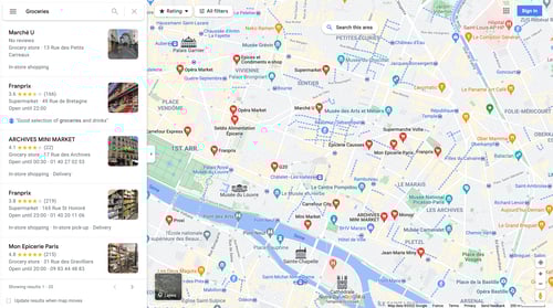 Google maps
				list page example