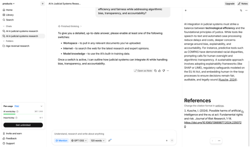 Anara screen example