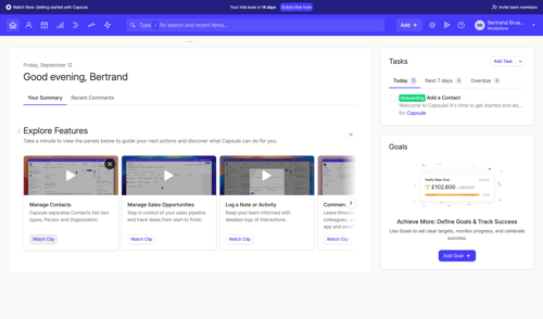 Capsule
			    ux ui design