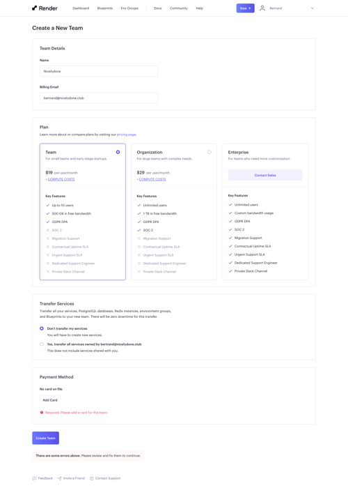 Render
			          ux ui design