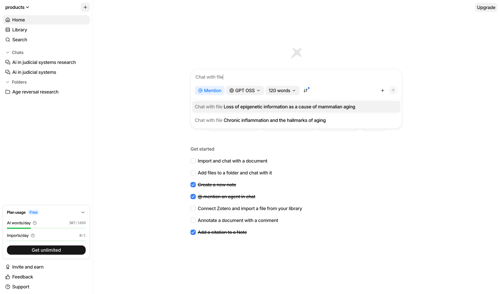 Anara screen example