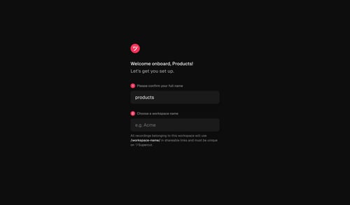 Supercut
				workspace settings page example