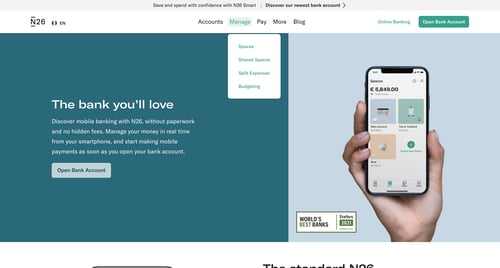 N26
			      ux ui design