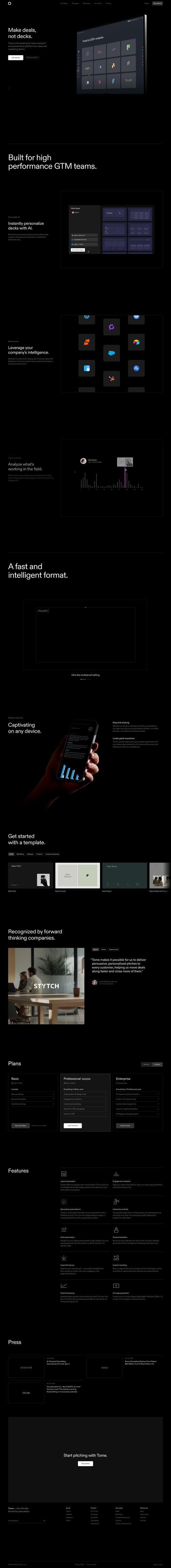 Tome
				 page example