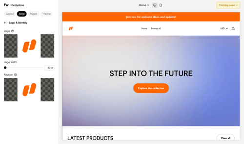 Fourthwall screen example