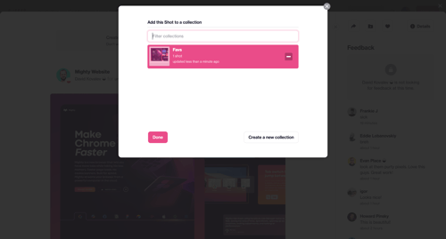 Dribbble
			  ux ui design