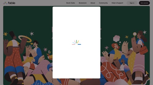 Fable
				signup page example