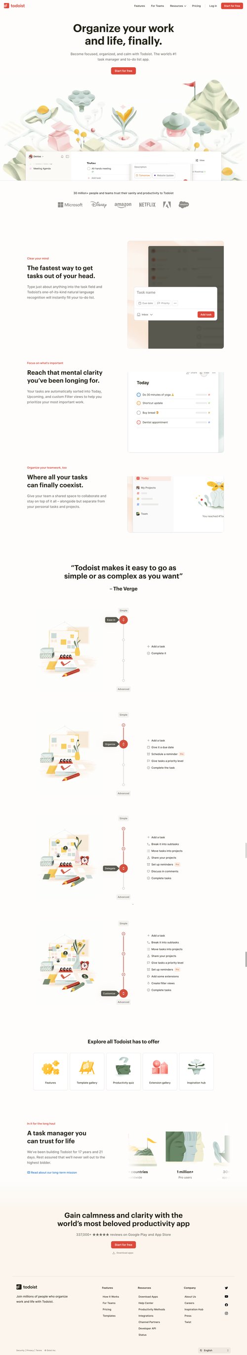 Todoist
			   ux ui design