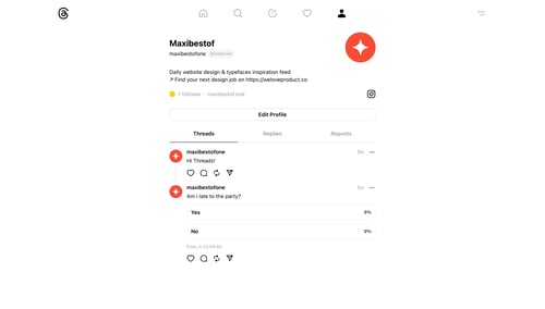 Threads
			    ux ui design