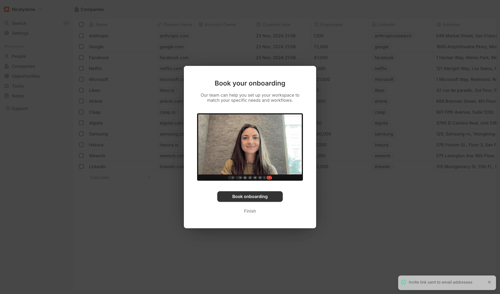 Twenty screen example