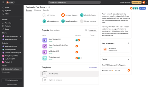 Asana
			            ux ui design