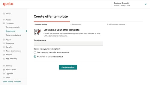 Gusto
			       ux ui design