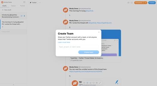 Typefully
			    ux ui design