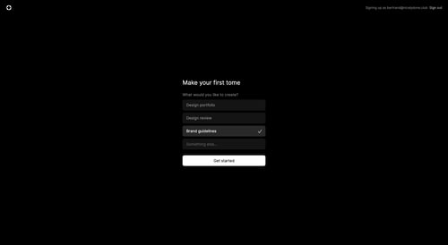 Tome
			    ux ui design