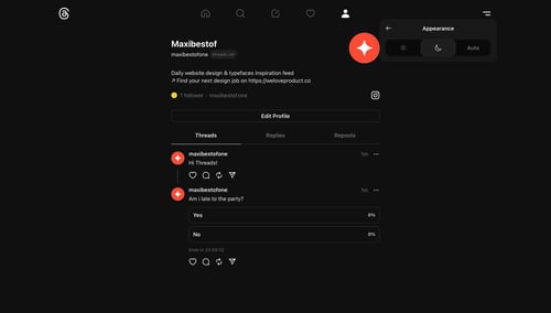 Threads
			      ux ui design