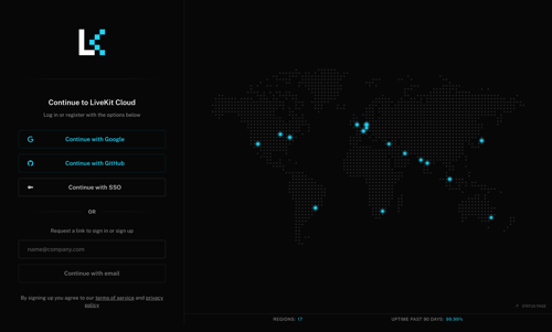 Livekit screen example